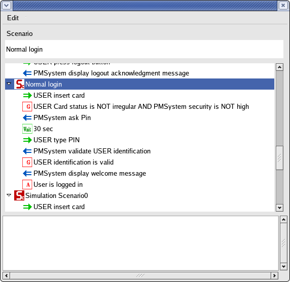 scenario editing tool